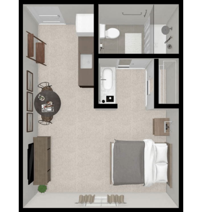 Oak floor plan