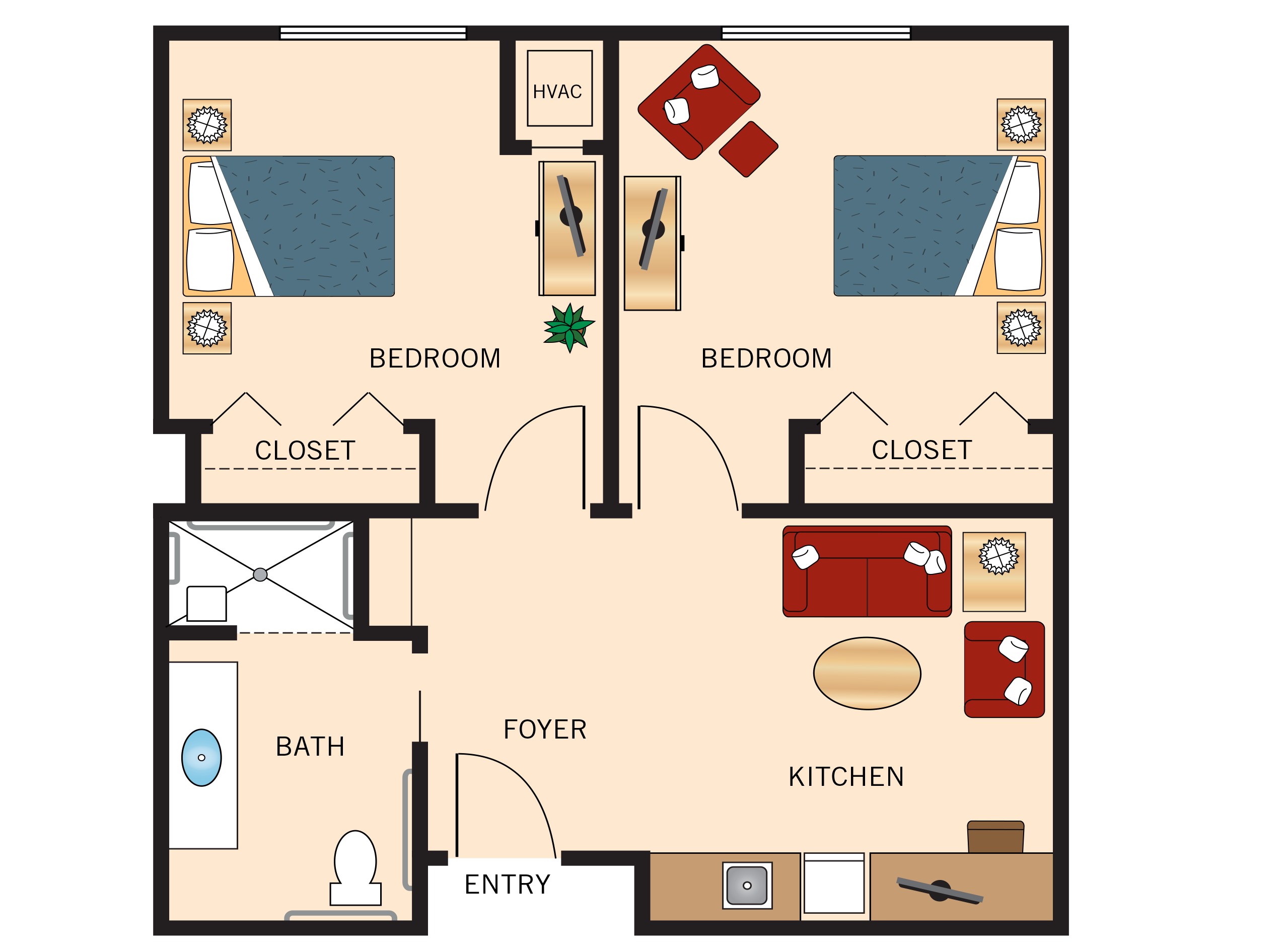 The Songbird floor plan