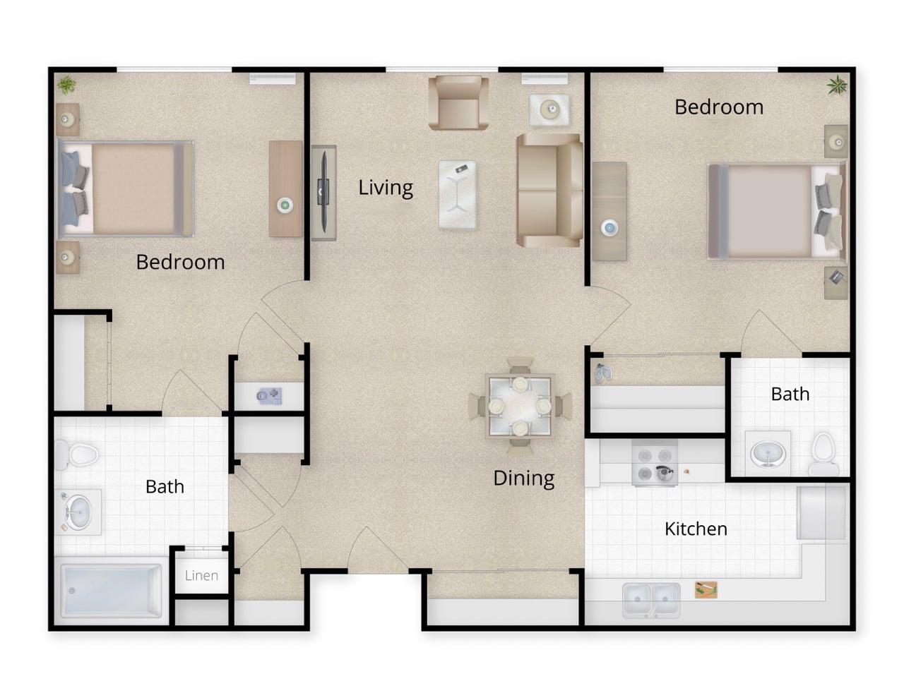 Northern Red Oak floor plan