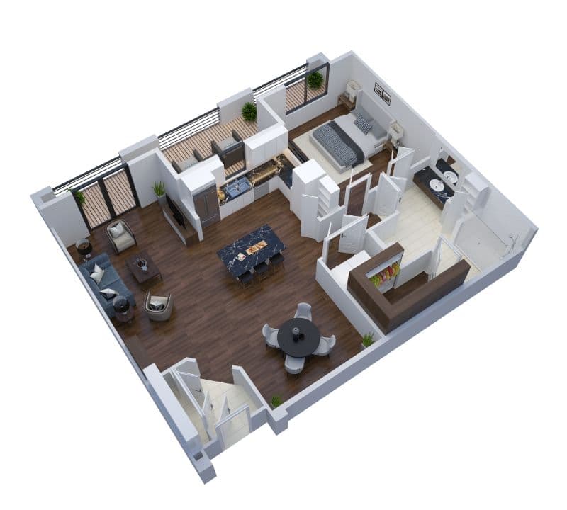 The Hyde floor plan